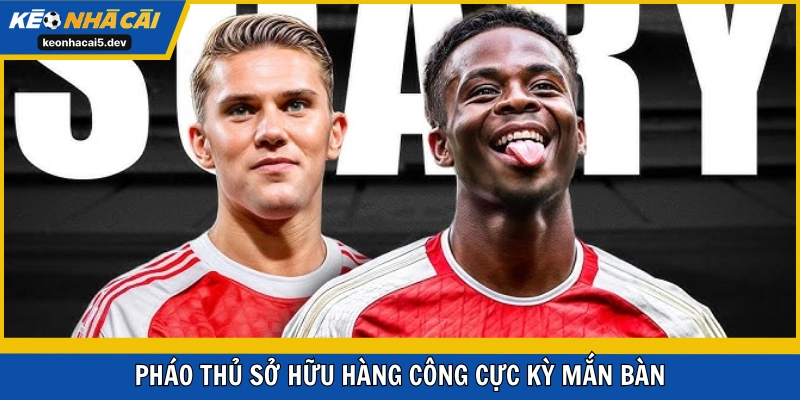 Pháo thủ sở hữu hàng công cực kỳ mắn bàn